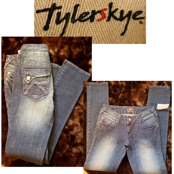 Tyler Skye jeans. Sz 7/8. 32" inseam. - Picture 1 of 5